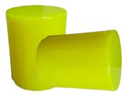 80 Capa Porca Boliviana Neon Amarela Roda Caminhão 32mm 33mm