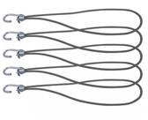 80 Gancho Extensor Elastico Corda Cinza Para Lona Caminhão