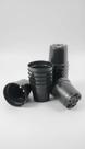 80 Vasos Pote 6 Plástico Preto P/ Mini Plantas 80 Vasos Pote 6 Plástico Preto P/ Mini Plantas