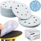 80 X Lixas Disco Anti-Empastamento 7 Polegadas 180mm 8 Furos Pluma Grão Lixadeira Politriz KaQi 80 X Lixas Disco Anti-Empastamento 7 Polegadas 180mm 8 Furos Pluma Grão Lixadeira Politriz KaQi