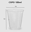 800 unidades de copo 180 ml primeira linha