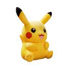 80cm Bolso Monstro Pikachu Brinquedo De Pelúcia Kawaii Anime Amarelo Boneca Macia Para Meninas