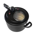 8499-Panela de Pressao Preto / Bege com Visor de Vidro Superior 8,0L MTA