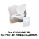 86 Protetores De Vaso Sanitário Universal Descartável Branco Papel