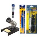 861 Kit Soldagem Hikari Ferro Solda , Estanho, Suporte e Sugador