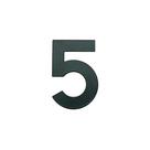 8816 numero 5 145mm aco preto - bemfixa