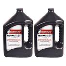 8M0075302 Óleo Motores de Popa 2 Tempos Optimax Galão 4 Litros Kit Com 2 Litros