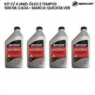 8M0090193 Óleo Quicksilver Tcw3 2 Tempos 500ml Kit Com 4