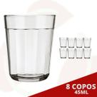 8UNI Copo de Shot Nadir 45ML Dose Tequila Cachaça Pinga