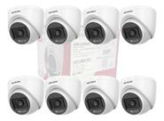 8x Camera Analogica Hikvision Ds-2ce76d0t-exlpf 2.8mm 8x Camera Analogica Hikvision Ds-2ce76d0t-exlpf 2.8mm