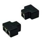 8x Duplicador De Saídas Cabo De Rede Rj45 Internet Divisor Y