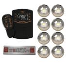 8x led 10w tholz + fonte 120w + smartpool