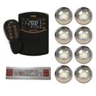 8x led rgbw 15w tholz + fonte 120w + smartpool