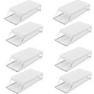 8X Organizadores De Ovos Roll 14 Unidades Clear Fresh - Ou