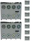 9 Bloco de Contato Auxiliar Frontal 2NA+2NF BFCA-22 Weg