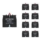 9 Bloco de Contato Auxiliar Steck SLPL41 660V 1NF Frontal 9 Bloco de Contato Auxiliar Steck SLPL41 660V 1NF Frontal