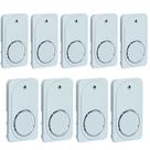 9 Campainhas Embutir Tipo Timbre 220v Com Placa 4x2 Pial