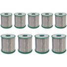 9 Carretel Estanho P/ Solda 40x60 Fluxo Ra 1mm 500g Cobix