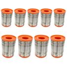 9 Carretel Estanho P/ Solda Fluxo Ra 0,5mm 250g Cobix