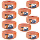9 Conduítes Conrrugado Tigreflex 25m Laranja Em Pvc 32mm