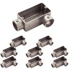 9 Condulete Alumínio LL 3/4 Sieg S/placa S/rosca