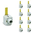 9 Conector Steck 1 Polo 80A Para Barramento 25mm 440V 9 Conector Steck 1 Polo 80A Para Barramento 25mm 440V