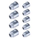 9 Conectores S/ Rosca Reto Cônico Alumínio 3/4'' Tramontina