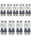 9 Disjuntores Schneider 2p 125a 4.5ka Easy9 230v