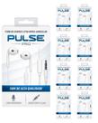9 Fones De Ouvido Intra Auricular Branco Multilaser