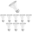 9 Lâmpada Led Par20 6W E27 6500k Branco Frio 550lm Crystal Save Energy