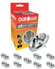 9 Lâmpada Ourolux Ar111 12v 50w 24º G53 Branco-quente