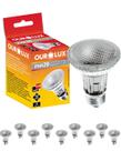 9 Lâmpadas Halógenas Ourolux PAR20 50W 220V E27 Luz Quente 2800K Amarela