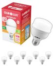 9 Lâmpadas LED 30w Bivolt Base E27 Cor Da Luz Branco Quente Ourolux