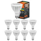 9 Lâmpadas Led Par30 Quente 3000lm E27 28w 3000k Ledvance