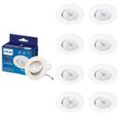 9 Luminária Spot Led Philips 6.2w 6500k Bivolt SL052 550lm