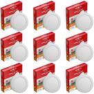 9 Luminárias Ourolux De Sobrepor 24w 6500k Led Bivolt