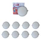9 Luminárias Painel Led Embutir Philips Pila 24w 3000k 295mm