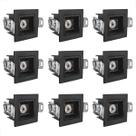 9 Mini Spot Led Downlight Quadrado Embutir 3000k Bet54