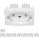 9 Módulo Tomada Branco Lunare 2p+t 250v 20a - Schneider