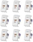 9 Módulo Tomada Informática Margirius RJ45 Cat5E Sleek