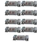 9 Pares de Conector de Encaixe para Móveis Sofá Cabeceira Painel Zincado G59