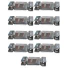 9 Pares de Conector de Encaixe para Móveis Sofá Cabeceira Painel Zincado G59