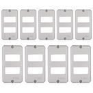 9 Placas De Alumínio Polido Para Condulete 3/4 Tramontina