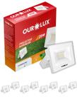 9 Refletores De Led Branco 20w 6500k Ourolux Bivolt
