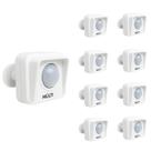 9 Sensor De Presença Externo Multicraft MPL18 Bivolt Sob 9 Sensor De Presença Externo Multicraft MPL18 Bivolt Sob
