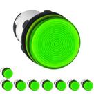 9 Sinaleiro Verde 22mm Para Lâmpada Ba9s 250v Schneider