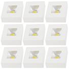 9 Spot Authentic Plafon Sobrepor Teto Beiral Quadrado Luz Neutra 4000K 5w Avant