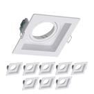 9 Spot Embutido Quadrado Recuado MR11 GU10 Save Energy 9 Spot Embutido Quadrado Recuado MR11 GU10 Save Energy