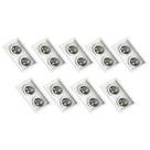 9 Spot Embutir Recuo P/2 Lamp AR11 GU10 Branco Save Energy