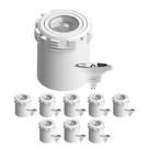 9 Spot Gravity Emb + Lâmpada AR111 12W 4000K Save Energy BR 9 Spot Gravity Emb + Lâmpada AR111 12W 4000K Save Energy BR